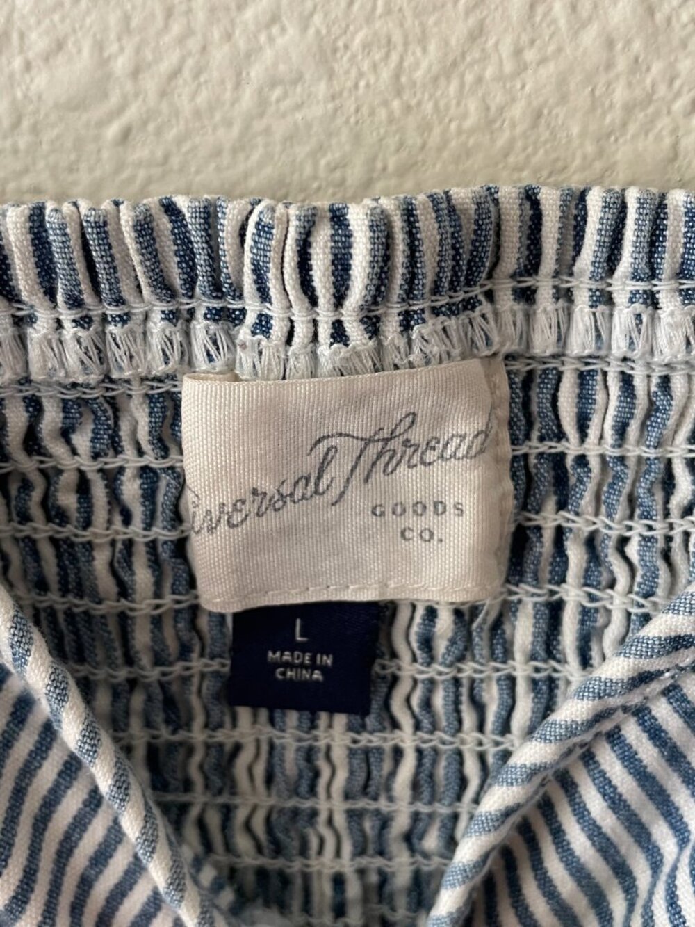 Universal Threads Strip Bustier Style Tank Top Large - Picture 2 of 3